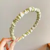 Diadema dulce a cuadros de dopamina para mujer, fresca y casual para el uso diario, diadema de corona alta para maquillaje y lavado de cara, accesorio para el cabello