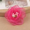 Punto directo de fábrica hecho a mano flor de tela accesorios de ropa accesorios de bricolaje accesorios horquilla accesorios para el cabello Camelia