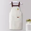 Delantales Personalizados para One Piece, Cocina del Hogar, de Aspecto Elegante, Overoles Impermeables y a Prueba de Aceite, Ropa de Trabajo, Delantales Resistentes a las Manchas para las Tareas del Hogar