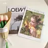 Revista de fotografía estilo Ins portada Cuaderno grueso libro de utilería modelo decoración para posar utilería de fotografía no