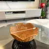 Nova Prato de Frutas Florido Imitação Rattan Tecido Cesto de Frutas Cesto de Lanches Lanches Miudezas Cesto de Armazenamento de Doces Prato de Lanche de Frutas Secas