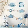Decoração Suspensa de Tartaruga de Madeira do Oceano de Verão Peixe-Palhaço Decoração de Parede Arte de Parede com Tema Oceânico para Casa