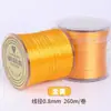 Fio Elástico Plano, Cordão Resistente ao Desgaste, Fio para Joias DIY, Fio para Miçangas de Pulseira, Fio para Tecelagem, Fio Elástico para Cristal Atacado