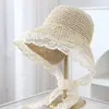 Sombrero de Paja para Niños, Sombrero para Bebé Niña, Sombrero de Sol Familiar, Sombrero de Playa, Sombrero de Sol con Protección Solar de Princesa para Primavera y Verano, Sombrero de Sol para Bebé Niña