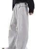 Pantalones Deportivos Casuales de Pierna Ancha Estilo Retro Americano para Mujer, Nuevo Diseño de Principios de Primavera, Pantalones de Chándal Sueltos, Pantalones Rectos de Longitud Completa