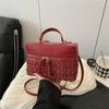 Bolso de Mujer Transfronterizo 2025 Nuevo Bolso de Caja Versátil Bolso de Mano Bolso de Hombro Bandolera Moda Trendy Bolso Cuadrado Pequeño Celebridad de Internet