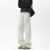 Pantalones Machete Estilo Americano Vintage para Hombre Primavera y Otoño Cleanfit Holgados Casual Combinan con Todo Estilo Perezoso Falso Pantalones Rectos