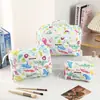 Bolsa de Maquillaje Grande de Alta Gama, Multifuncional, Multiestilo, Bolsa de Almacenamiento Fresca y Sencilla, Neceser Portátil Casual y Sencillo