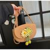 Bolsa Hanfu de Celebridade da Internet Feminina 2024 Primavera e Verão Novo Estilo Chinês Estilo Fresco Bolsa de Ombro Transversal Saia de Macarrão de Cavalo