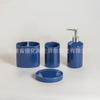 Porta-Canetas de Cerâmica Preta de Alta Qualidade, Pote para Pincéis de Maquiagem, Copo de Armazenamento de Escova de Dentes de Cerâmica Transfronteiriço, Suprimentos Domésticos para Banheiro de Hotel