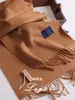 Versão avançada ~ versão lã de cordeiro! Cachecol de Lã Merino Australiana Cor Sólida Inverno Novo Estilo Cachecol para Casal