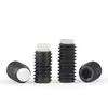 Tornillo de Extremo de Columna de Nylon Pom de Grado 12.9 con Bloqueo y Parada, Cabeza de Goma Atornillable, Amortiguador de Pistón M2-M10 Acero Inoxidable 304