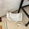 Bolso de mano de lunares de comercio exterior de nicho moderno, bolso cruzado de moda, bolso de hombro chic estilo coreano simple para el verano 2026