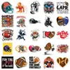 50 Pegatinas de Fútbol Americano, Calcomanías de Graffiti Geniales y Modernas con Temática Deportiva para Decoración de Coche y Patineta