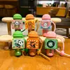 Nuevo llavero divertido de micrófono de grabación, lindo juguete de panda de dibujos animados tocando música, colgante para bolsa de estudiante