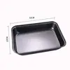 Molde Rectangular Antiadherente para Hornear Pasteles Profundo de Acero al Carbono Sartén para Barbacoa Grande Mediano Pequeño Opcional Casa del Amor Molde para Hornear Pollo