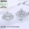 Aretes de Perla de Zirconia con Engastes Vacíos en Forma de Abanico, Modernos y Exquisitos, Accesorios de Aretes de Lujo Ligero y de Alta Gama
