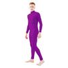 Body Ajustado Transfronterizo Body de Media Cobertura Zentai Color Sólido Ropa Ropa de Baile Atuendo para Actuación en Escenario Estilo Cerrado