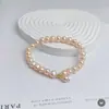 Pulsera Nueva de Perlas de Agua Dulce Natural 2025 para Mujer, Cordón Elástico, Pulsera de Perlas Xiaomi, Ligera y que No se Desvanece, Accesorios de Mano de Lujo de Nicho