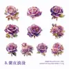 Paquete de Pegatinas Yanji Serie Bola Rosa Temática Rosa Lámina de Oro Pegatinas para Decoración de Diario DIY 10 Hojas
