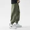 Pantalones de trabajo para hombre verano 2024 nueva moda marca retro japonés para hombre casual holgado tobillero