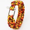 Pulseira de Paracord Salva-Vidas para Uso Externo Multifuncional Camping Paracord de Sete Fios Corda Trançada de Nylon Mosquetão Pulseira de Sobrevivência