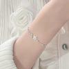 Pulsera de flor de cerezo para niñas, plata de ley, lujosa y exquisita, 2024, nueva pulsera de plata 520, regalo para novia.