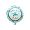 Coleção Balão Bebê Aniversário de Bebê Festa da Lua Cheia Decoração Balão de Filme de Alumínio Meninos Meninas Mamadeira Balão de Folha de Alumínio