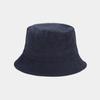 Otoño e Invierno Nuevo Sombrero de Pescador con Costuras de Pana para Mujer, Moderno, Artístico, Sencillo, de Uso Doble Cara, Sombrero de Cubeta para Rostro Llamativo, Sombrero de Sol Pequeño para Hombre