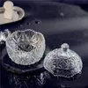 Tarro de Dulces de Vidrio Estilo Europeo Tarro de Almacenamiento Tarro Decorativo Transparente Joyería Dulces Frutas Secas Tarro Taza Tarro de Azúcar Mongol