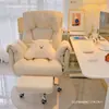 La silla de computadora es cómoda para sentarse durante mucho tiempo, adecuada para uso doméstico, silla sofá reclinable perezoso con respaldo, adecuada para dormitorio, juegos y transmisión en vivo, cómoda para sentarse con las piernas cruzadas