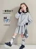 Conjunto de Ropa Infantil Tutu Elefantito para Niñas Primavera y Otoño 2026 Nuevo Estilo de Primavera Sudadera y Pantalones Deportivos Conjunto de Dos Piezas para Niños