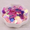 10 Piezas Colgantes Laterales Piezas Redondas Flash Escama de Pescado Hecho a Mano Color Lentejuelas Planas Abalorios Ropa Accesorios Vestido de Novia