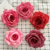 Nuevo producto transfronterizo: flores de rosa artificiales para arreglos de boda, decoraciones de pasillo, decoraciones de recepción de hotel y capullos de flor para decoración de pared