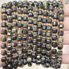 6mm 8mm Pedra Natural Cristal Ágata Canto Chanfrado Quadrado DIY Pulseira Colar Acessórios de Joias Produtos Semi-Acabados Atacado