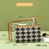 Bolsa de Cosméticos Estilo Británico de Gran Capacidad Impermeable Portátil Moda Bolsa de Cosméticos Bolsa de Almacenamiento Bolsa Portátil para Salir Cosméticos al por Mayor