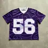 26 Camiseta de Manga Corta Transpirable con Estampado 3D de Letras Estilo Retro Americano Marca de Moda para Hombre Holgada Casual Hip Hop