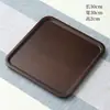 Estilo Ins Plato para Postre Café Té de la Tarde Bandeja de Bambú para Servir en Casa Hotel Plato de Bambú y Madera para Desayuno