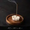 Suporte de Incenso Ruyi Celadon para Varetas de Incenso, Decoração de Casa Estilo Zen, Ornamento de Sala de Chá Estilo Chinês, Incensário de Cerâmica, Queimador de Sândalo