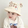 Sombrero de Bebé Primavera y Otoño Edad de Meses Pequeños Niños y Niñas Sombrero de Pescador para Bebé Niños Salir Sombrilla Protector Solar Sombrero de Cubeta para Bebé