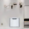 Taburete Plegable Oculto para Cambiarse los Zapatos, Zapatero de Entrada Multifuncional Ultra Delgado Montado en la Pared, Herrajes para Taburete Plegable Invisible