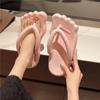 Chanclas de Dedo para Pareja Chanclas para Hombre y Mujer Chanclas Divertidas Chanclas con Forma de Heces Clavos en la Suela