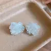 Pendientes de Botón de Zircón Perla con Pluma Perlada - Lujo Ligero, Gama Alta, Versátiles, Pendientes de Diseño Único para Mujer
