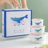Juego de Tres Piezas de Recipientes Cerámicos para Conservar Frescura, Recipiente Sellado, Juego de Recipientes con Tapa, Caja de Regalo, Regalo Práctico para Evento de Apertura