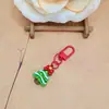 Llavero de casa de Navidad de dibujos animados, lindo regalo de Papá Noel, colgante para mochila, accesorio, regalo para mejores amigos