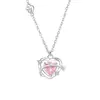 Collar con Corazón de Latido de Amor en Plata de Ley S925, Estilo de Nicho de Alta Gama, Estilo Hada Dulce, Cadena Versátil y Elegante para la Clavícula, Regalo para Mejor Amiga