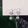 Pendientes de Botón Pequeños y Exquisitos de Moda con Forma de Estrella de Cinco Puntas para Mujer, Diseño de Nicho Estilo Coreano Pendientes Personalizados Regalo Dropshipping