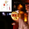 Caos de Natal Chaoshan Lanterna Pequena Portátil de Bambu Saco de Material DIY Feito à Mão Barraca de Lanternas Antigas Decoração para Pendurar