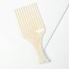 Peine de acetato europeo y americano nuevo de placa para el cabello de dientes anchos marmoleado peine de mango largo grande antiestático para mujeres