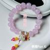 Xiangji Mu Shan Flor de Loto Rubor de Nieve Hortensia Esmaltada Colgante Ley Circulación Punto Escénico Puesto Templo Pulsera al por Mayor
